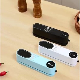 A Portable Rechargeable USB Vacuum Sealer with Three Adjustable Suction Levels And Multiple Usage Modes, Designed for Storing Snacks, Candies, And in Plastic Bags, Making It Convenient for Both Travel And Home Use