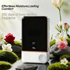 7-Speed Smart Aroma Diffuser (1800mAh) - Digital Display, Timer, USB-Powered Quiet, Wall-Mounted, Multi-Scene for Home/Office/Car | Essential Oil Compatible, Romantic Valentine's Day Gift