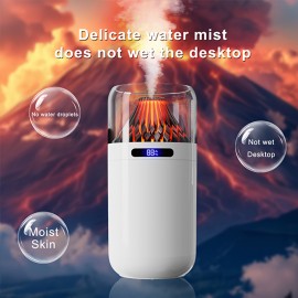 Car Humidifier Small Portable Humidifier Rechargeable, Wireless Soundwave Technology Humidifier Battery Operated, Mini Personal Cordless Cool Mist Humidifiers, for Bedroom Office Travel Car Plants Travel Humidifier Mini Humidifier Portable Humidifier