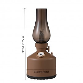 Kerosene Lamp-shaped Humidifier with a , Warm, Non-glaring Light, Suitable for Living Rooms, Bedrooms, and Offices. Classic Style, Beautiful and Compact Humidifier, USB Powered,  Humidifier, Perfect for  Enthusiasts.