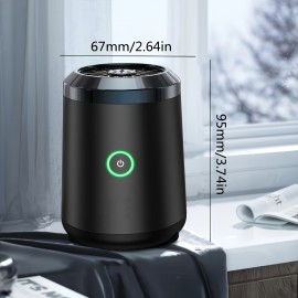 The Portable Mini Aromatherapy Metal Incense Burner Is Suitable for Indoor Use with Home Humidifiers, Featuring a USB Connection for And an Automatic Shut-Off to Prevent Overheating