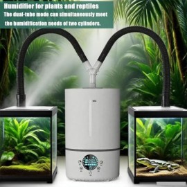 Humidifier for plants Reptile fogger 4L Dual Tank Mode and Dual Probes with Constant Humidity Setting 35H Runtime Remote Control for Reptile Terrariums and Indoor Houseplants