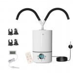 Humidifier for plants Reptile fogger 4L Dual Tank Mode and Dual Probes with Constant Humidity Setting 35H Runtime Remote Control for Reptile Terrariums and Indoor Houseplants