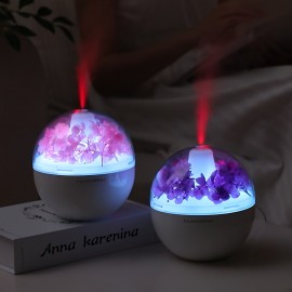 New Creative Small Desktop Humidifier with Starry Sky Projection and Colorful Ambient Effects | Ultrasonic, Quiet Operation, Portable, USB Powered, Ideal for Home and Office Use