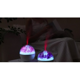 New Creative Small Desktop Humidifier with Starry Sky Projection and Colorful Ambient Effects | Ultrasonic, Quiet Operation, Portable, USB Powered, Ideal for Home and Office Use