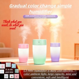 Small Colorful Light Mini Humidifier and Aromatherapy Diffuser, Home Office Desktop Convenient, Silent Operation, USB Power Supply, Christmas and Halloween, a Must for Holiday Gifts.