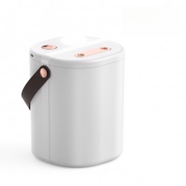 1pc - Indoor Humidifier for Bedroom, Home Use Quiet Office Dual Mist Large Capacity with Ambient Light Spray Humidity Device Suitable All Four Seasons