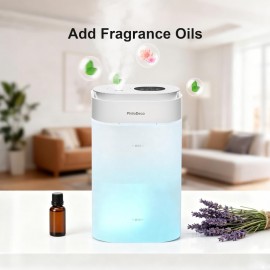 4.5L Cool Mist Humidifier for Bedroom Baby Nursery and Plants Ultrasonic Silent with Aroma Diffuser Multi-Color LED Night Light Leak-Proof and Easy to Clean