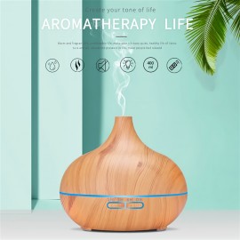 18.6oz Aromatherapy Humidifier Diffuser | Cool Mist with 7 Colors Light, Remote Control, USB Powered, Essential Oil Compatible, Nightlight Feature