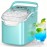 Countertop Ice Makers, Portable Machines with Handles, Self-Cleaning Features, Producing 26.5 Lbs of Ice in 24 Hours, Ready in 6 Minutes with 9 Ice Cubes, Including an Ice Scoop And Basket, Suitable for Home, Office, Or Kitchen Use.