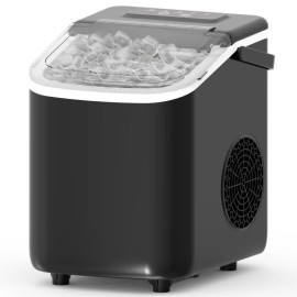 26/30 Lbs Bullet Lce Maker Machine - Portable LceMaker - Tabletop Lce Maker with Basket, Shovel, And AutomaticCleaning, Suitable for Home/Kitchen/Camping/RV/Party