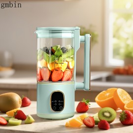 gmbin Automatic Soy Milk Machine - High Borosilicate Glass Wall Breaking Blender with 20000 RPM, 400W Power, 20.29oz Capacity, 120V Plug, No Battery Needed, Soy Milk Maker For Home Use, Soy Milk Maker, Kitchen Appliance, Modern Kitchenware