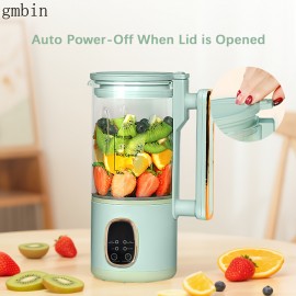 gmbin Automatic Soy Milk Machine - High Borosilicate Glass Wall Breaking Blender with 20000 RPM, 400W Power, 20.29oz Capacity, 120V Plug, No Battery Needed, Soy Milk Maker For Home Use, Soy Milk Maker, Kitchen Appliance, Modern Kitchenware
