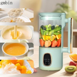 gmbin Automatic Soy Milk Machine - High Borosilicate Glass Wall Breaking Blender with 20000 RPM, 400W Power, 20.29oz Capacity, 120V Plug, No Battery Needed, Soy Milk Maker For Home Use, Soy Milk Maker, Kitchen Appliance, Modern Kitchenware