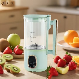 gmbin Automatic Soy Milk Machine - High Borosilicate Glass Wall Breaking Blender with 20000 RPM, 400W Power, 20.29oz Capacity, 120V Plug, No Battery Needed, Soy Milk Maker For Home Use, Soy Milk Maker, Kitchen Appliance, Modern Kitchenware