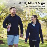 Go Sport Portable Blender with 20oz Tritan Jar & 600W Motor - /Plug- (No Required), Powerful Blending for Smoothies/Protein Shakes, Dishwasher- Travel Jar & Blades, for /Gym/On-the-Go, Black