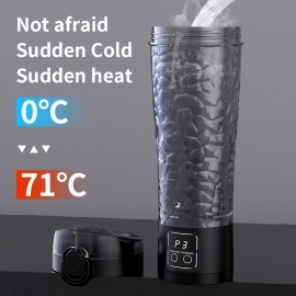 Portable USB Rechargeable Electric Blender Cup • Convenient Fitness Sports Water Cup • Automatically Brew Protein Powder, Milkshakes, Coffee • Suitable for Home, Gym, Outdoor