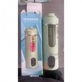 [Smart Juicer Cup] 530ml Large Capacity Smart One-Touch Juicer Cup | 12 Blades & 50W High Power, Auto-Cleaning with Water, USB Rechargeable, Food-Safe ABS Material, Non-Slip Base, Efficient & Fast Nutrition Manager